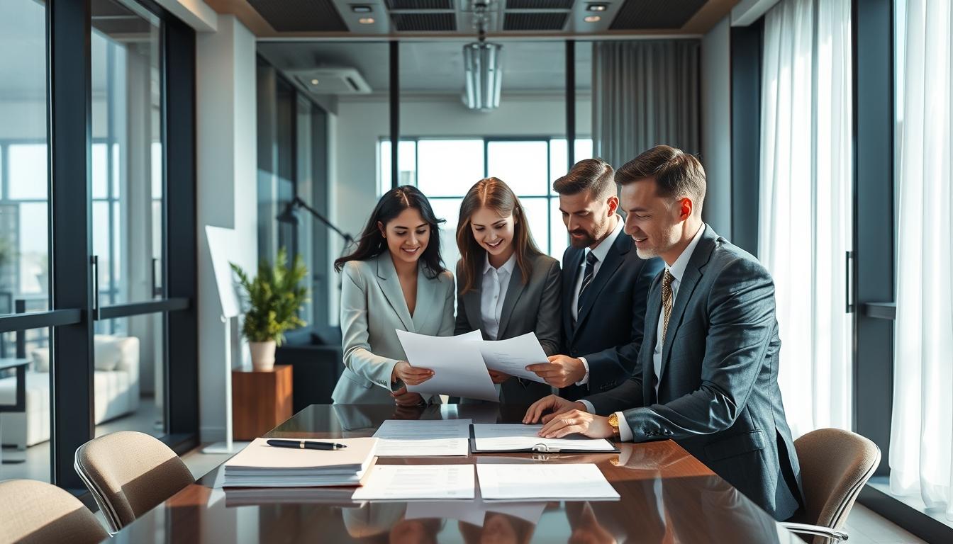 Real estate ownership transfer documents and closing confirmation